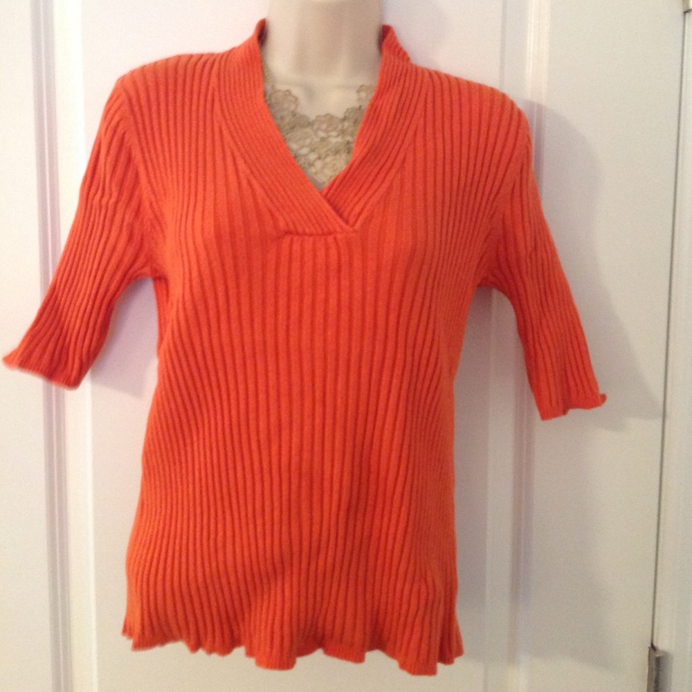 Orange sweater
